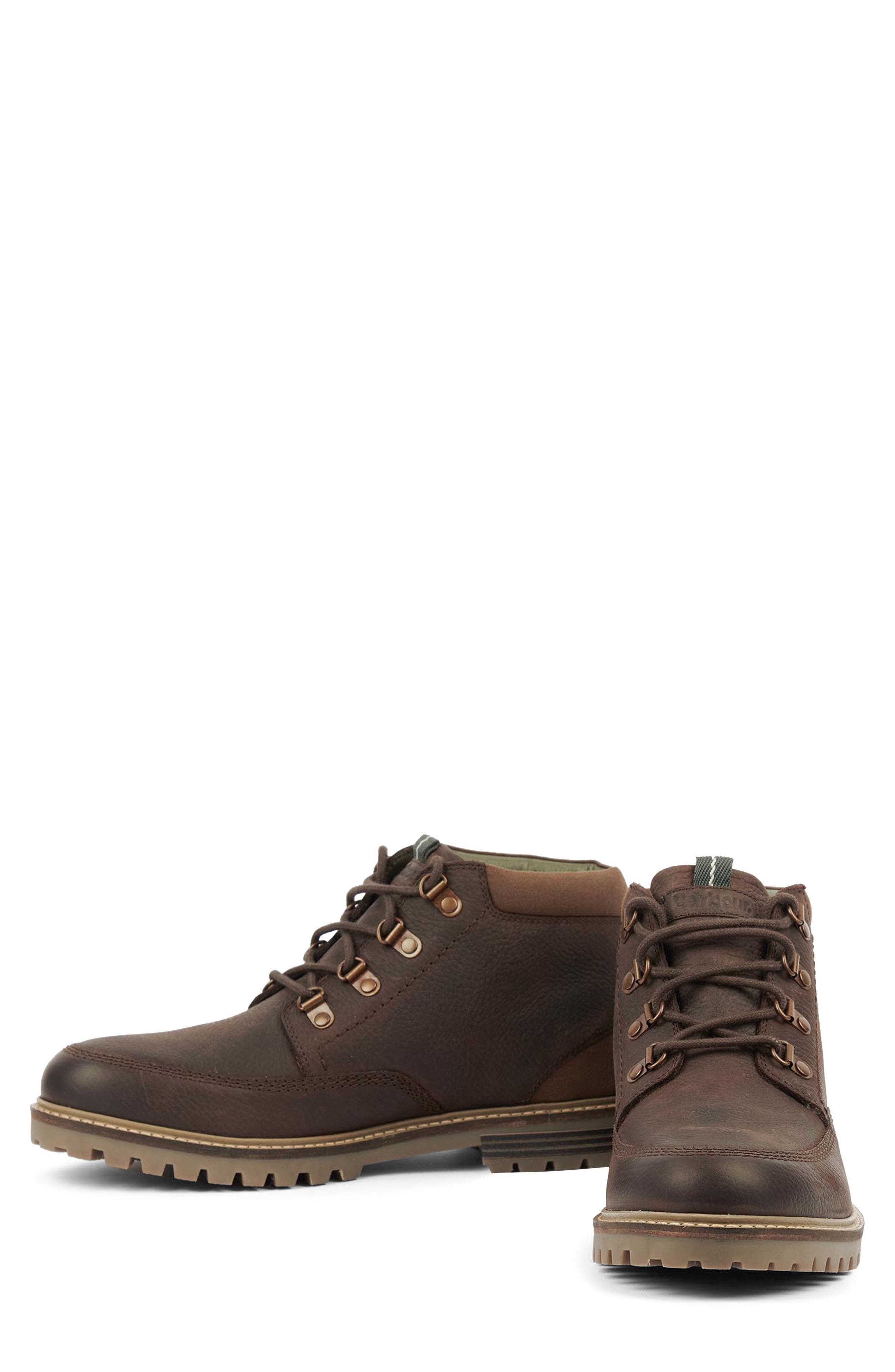 Barbour Fenton Moc Toe Boot, Alternate, color, Mocha