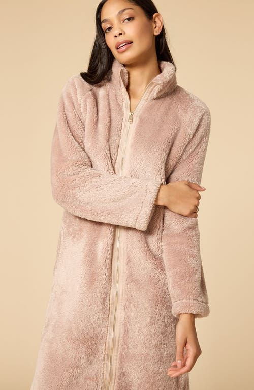 Softies Dreamplush Zip Robe In Pink