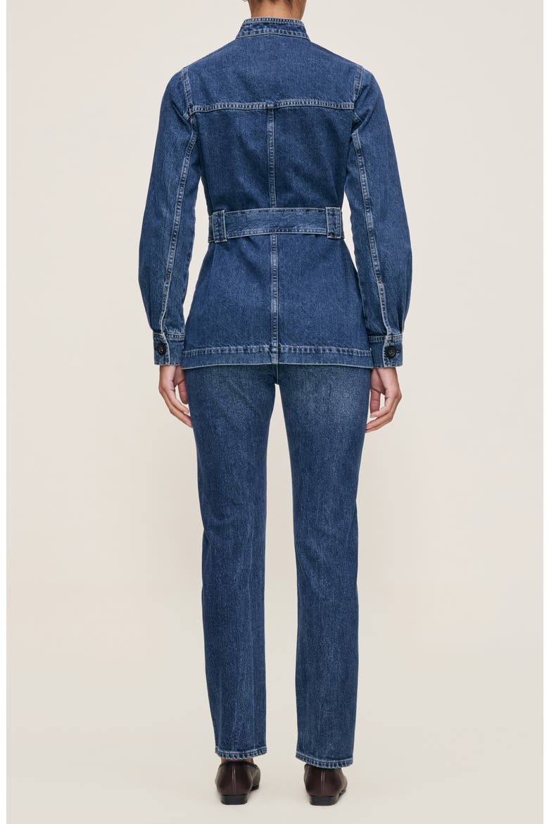 Utility Denim Jacket, Alternate, color, MOON LAKE