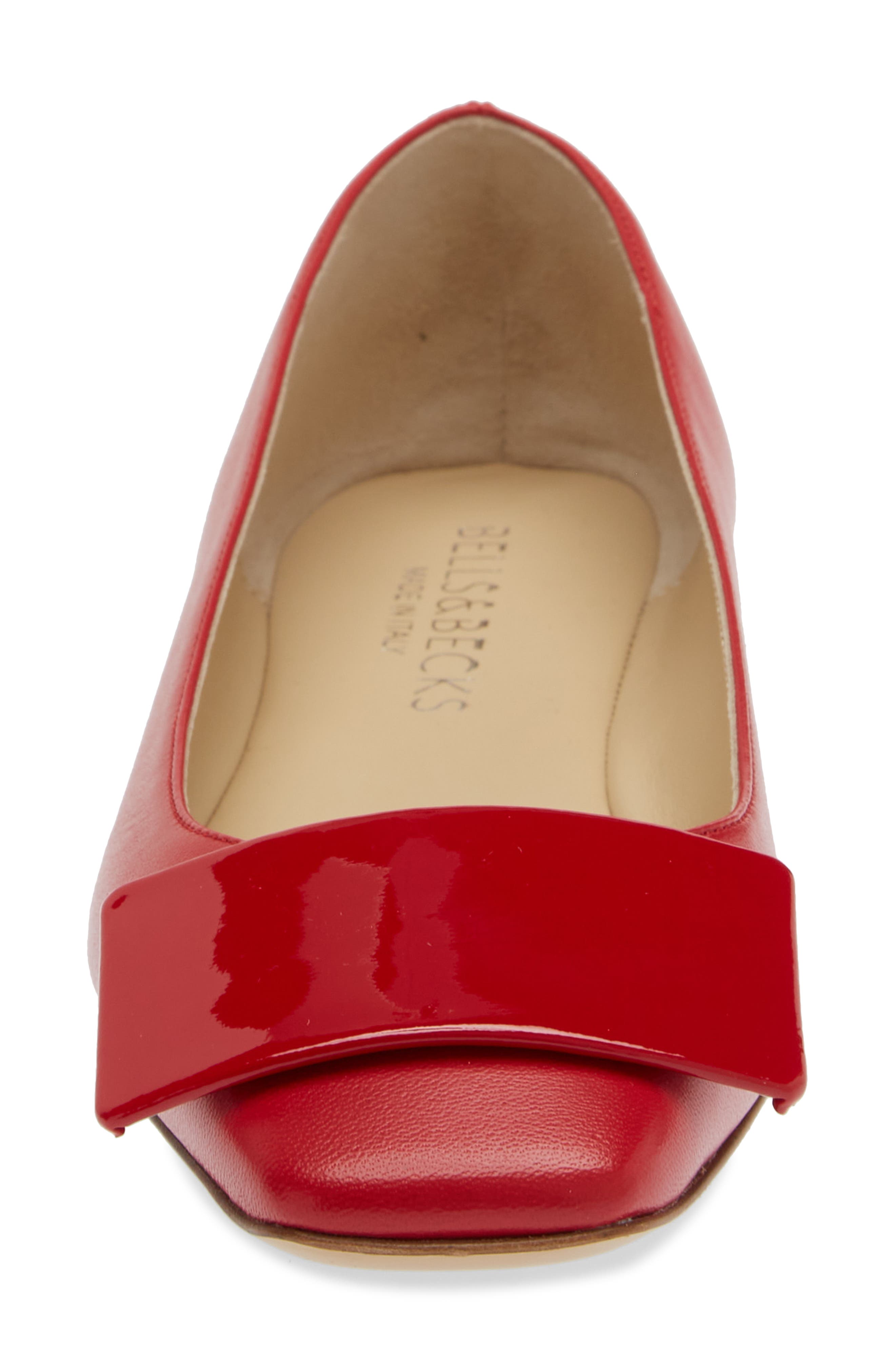 Emma Flat, Alternate, color, RED
