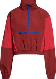 Saint Laurent Cassandre Crop Nylon Faille Windbreaker
