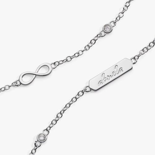 Alex And Ani Abuela Infinity Adjustable Chain Bracelet In Multi
