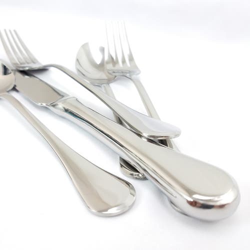 Gibson Home Gibson Home Classic Manchester 20-piece Flatware Set In Silver