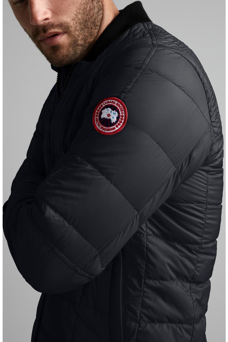 Dunham Slim Fit Packable Down Jacket, Alternate, color, BLACK