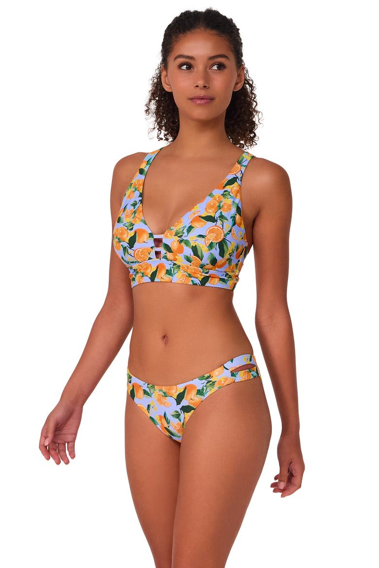 Natalie Bikini Swimsuit Top - F Cup, Alternate, color, Clementine