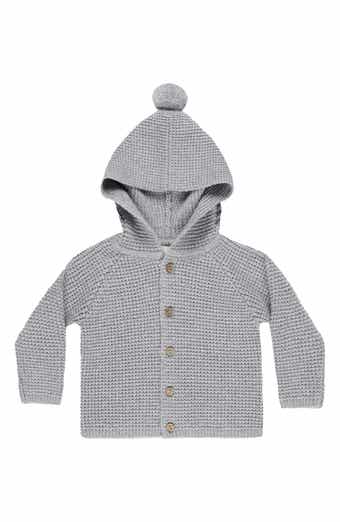 Rylee + Cru Kids' Pompom Hooded Cardigan