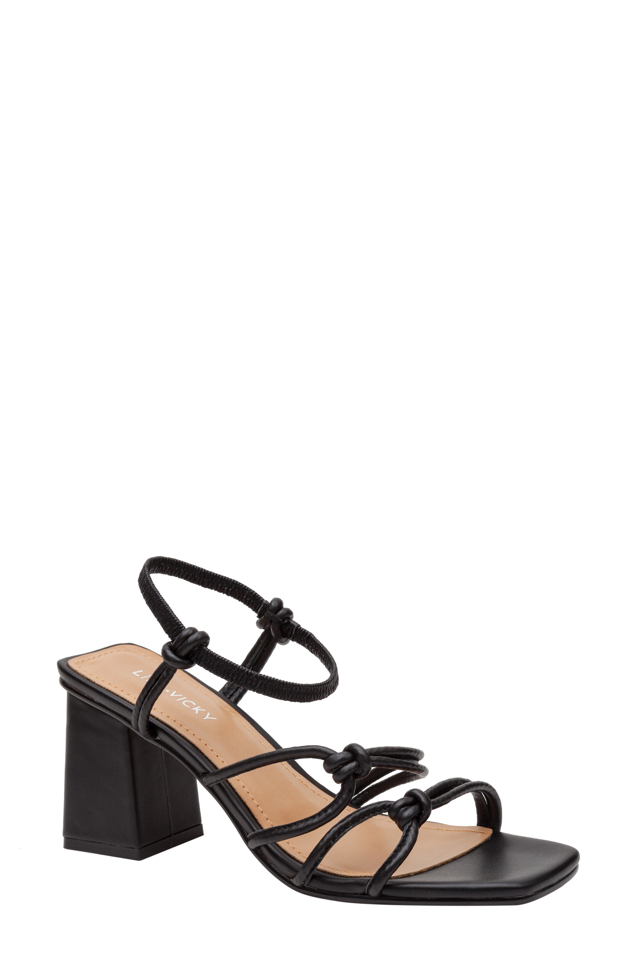 Lisa Vicky Abloom Strappy Block Heel Sandal, Main, color, 