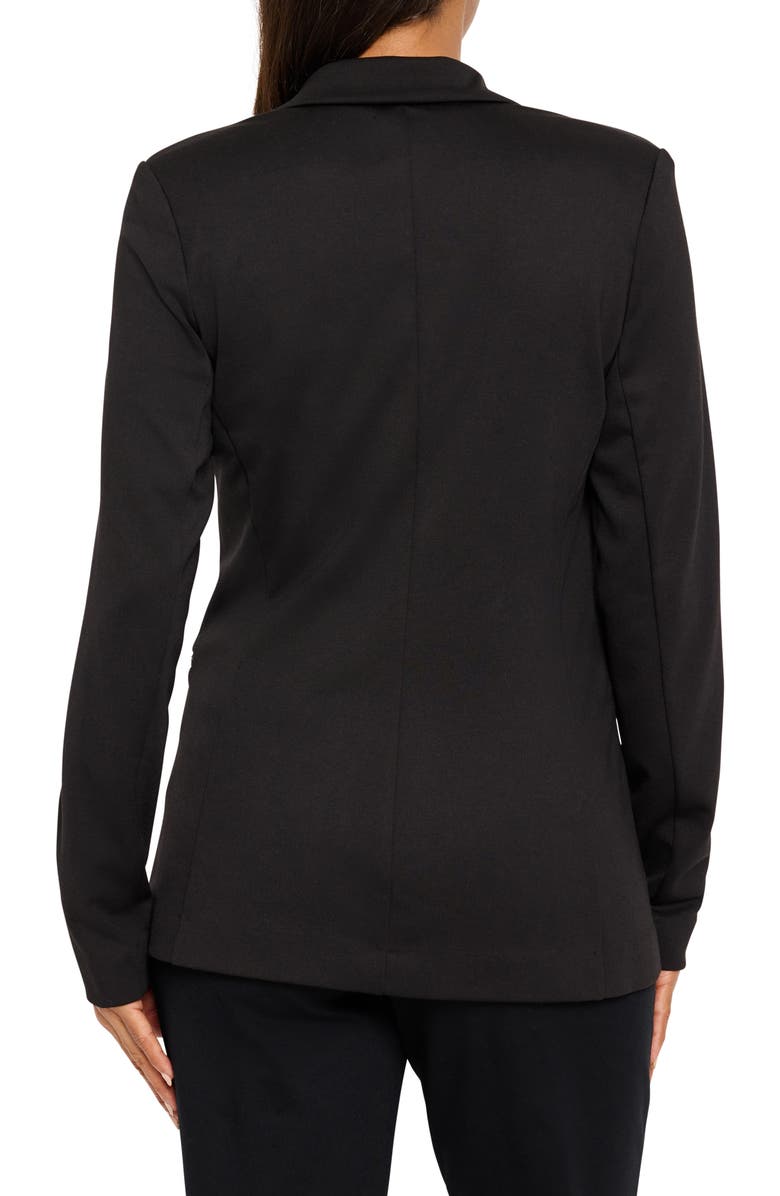 NIC+ZOE Ponte Blazer, Alternate, color, Black Onyx