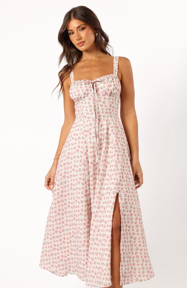 Petal & Pup Elodie Floral Midi Sundress, Alternate, color, 