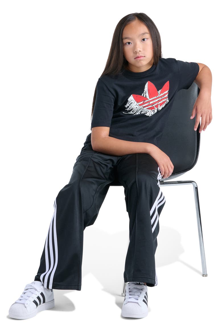 Kids' Gum Logo Cotton Graphic T-Shirt, Alternate, color, BLACK