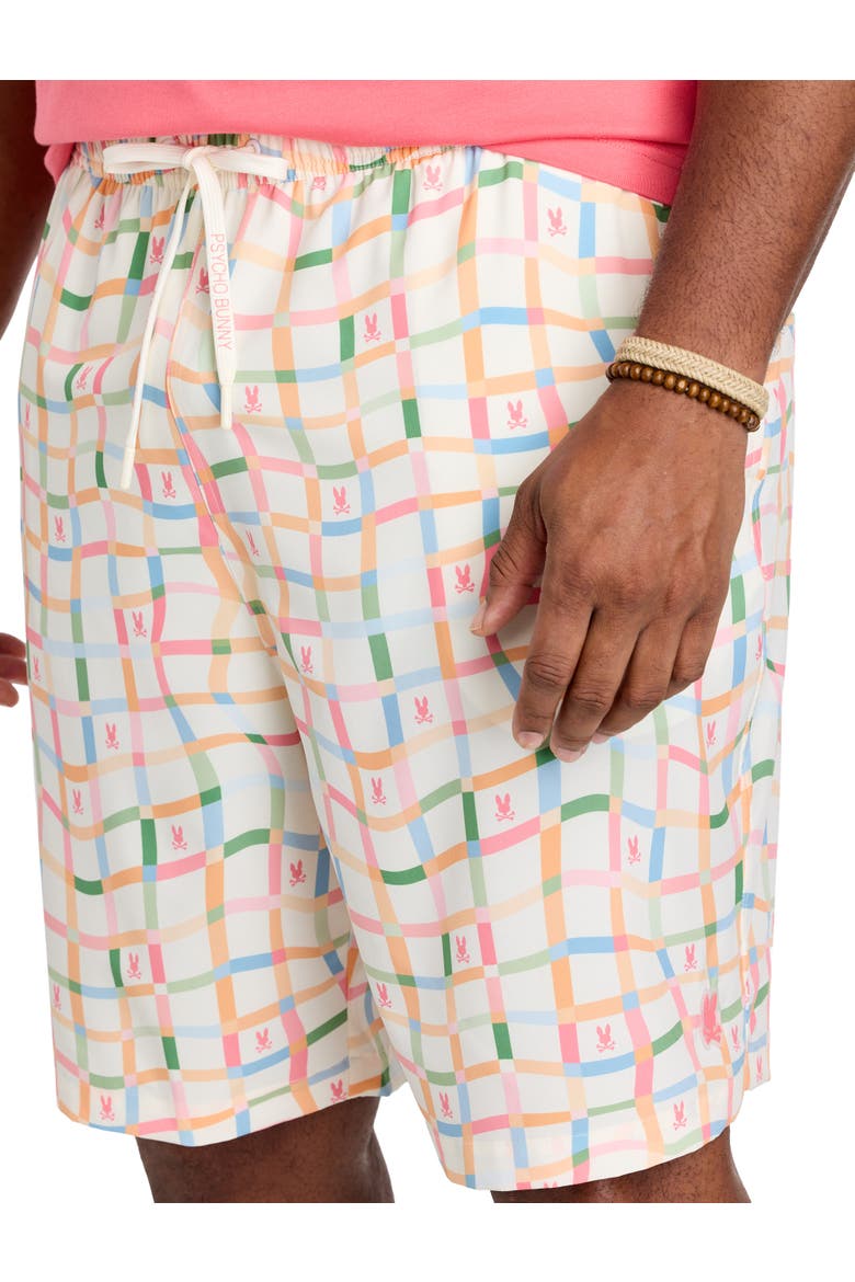 Big & Tall Atlas All Over Patterned Swim Trunks, Alternate, color, PRISTINE