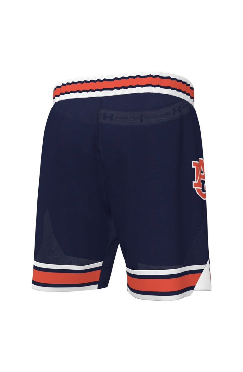 Under Armour Men's Under Armour  Navy Auburn Tigers Replica Basketball Shorts, Alternate, color, Navy
