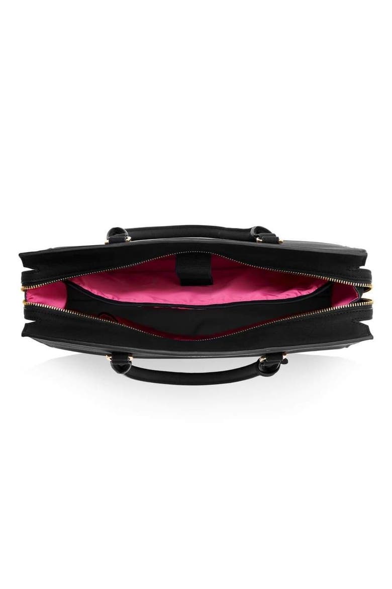 Aricia Vegan Laptop Bag, Alternate, color, Black