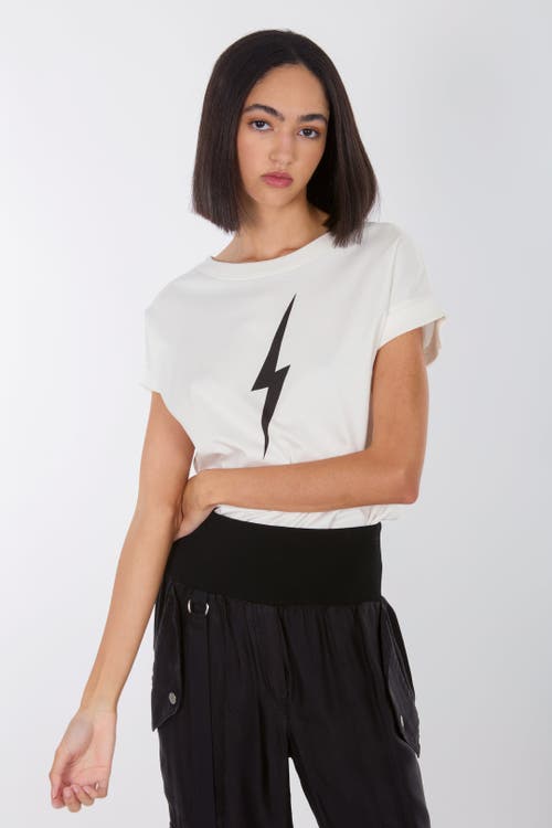 Secret Mission Lightning Tee In White