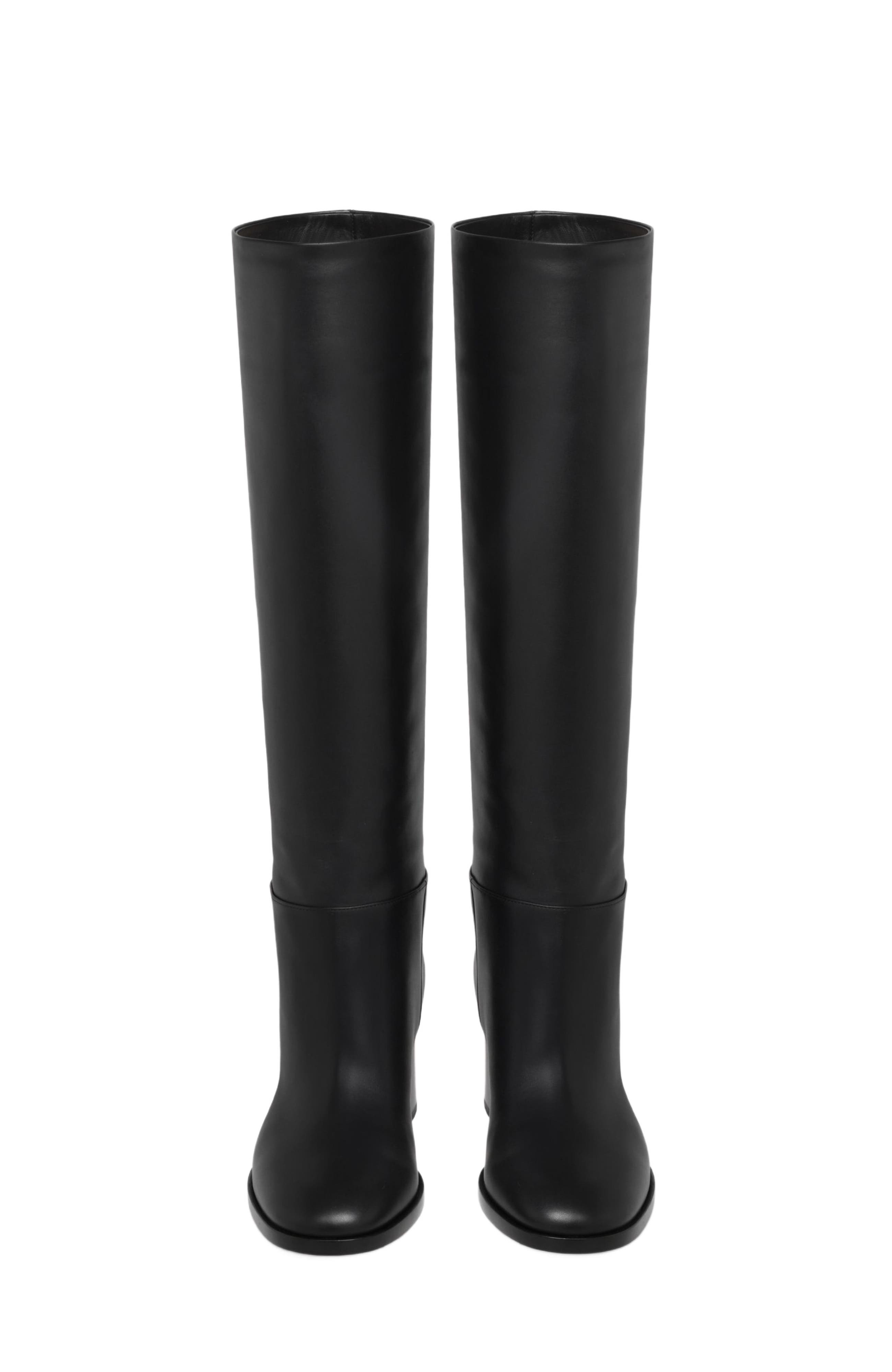 Gianvito Rossi Santiago 60 Boots, Alternate, color, Black