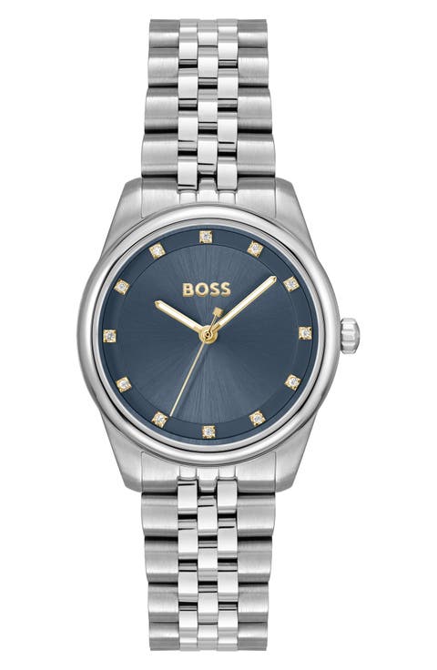 Graceful Precious Bracelet Watch, 32mm