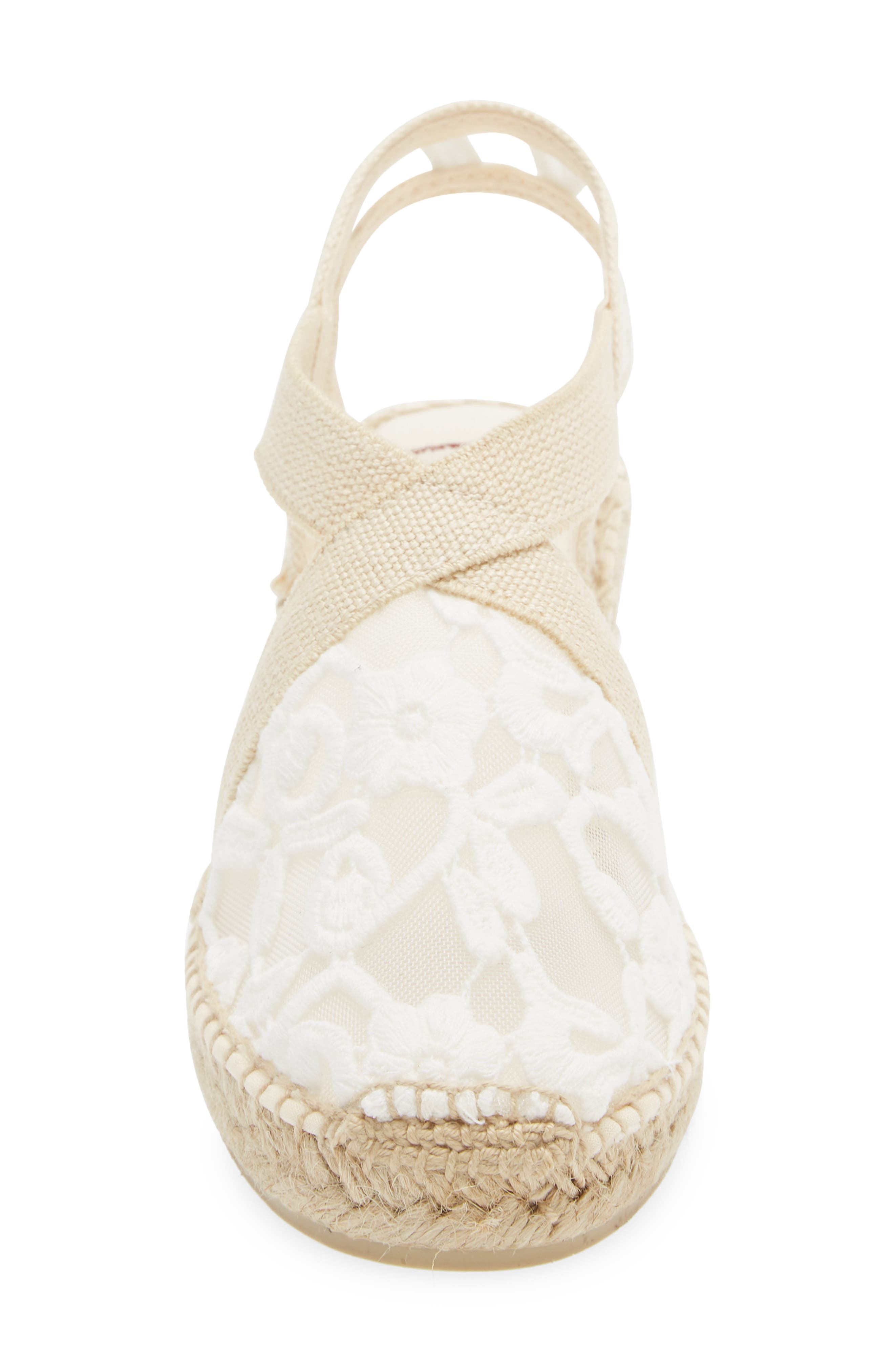 Terra Espadrille Wedge, Alternate, color, ECRU FABRIC