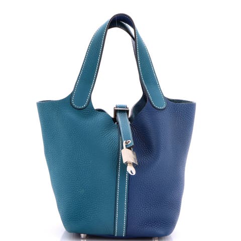 Picotin Lock Bag Bicolor Clemence PM
