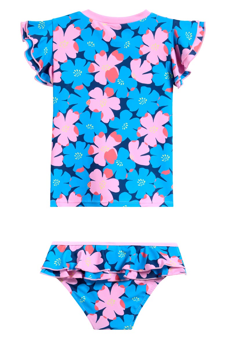 Kids' Sully Ruffle Two-Piece Swimsuit, Alternate, color, BLUE MULTI