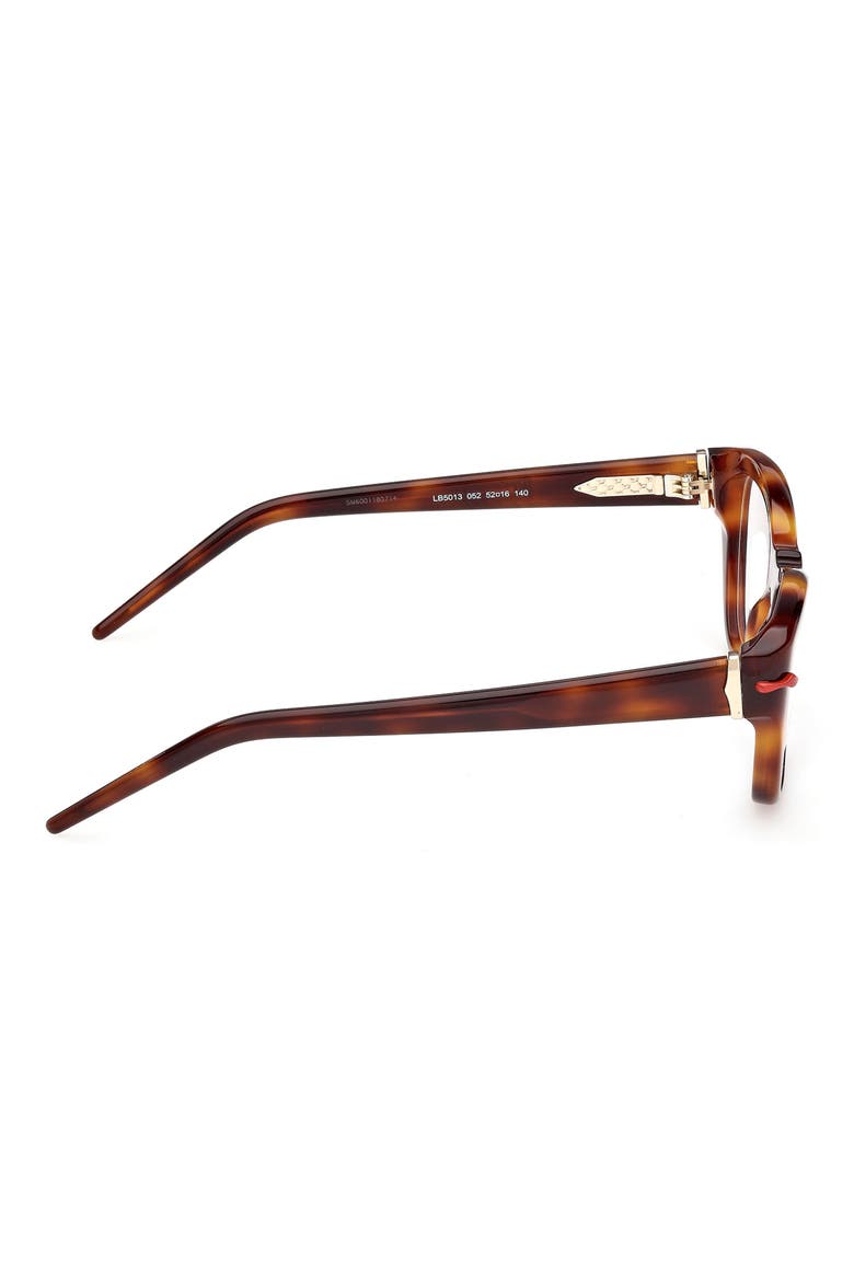 52mm Butterfly Optical Glasses, Alternate, color, DARK HAVANA