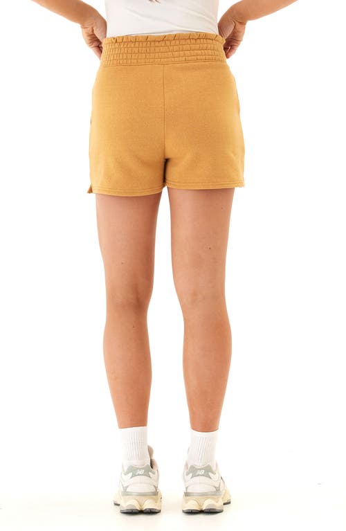 Threads 4 Thought Neve Triblend Fleece Shorts In Yellow