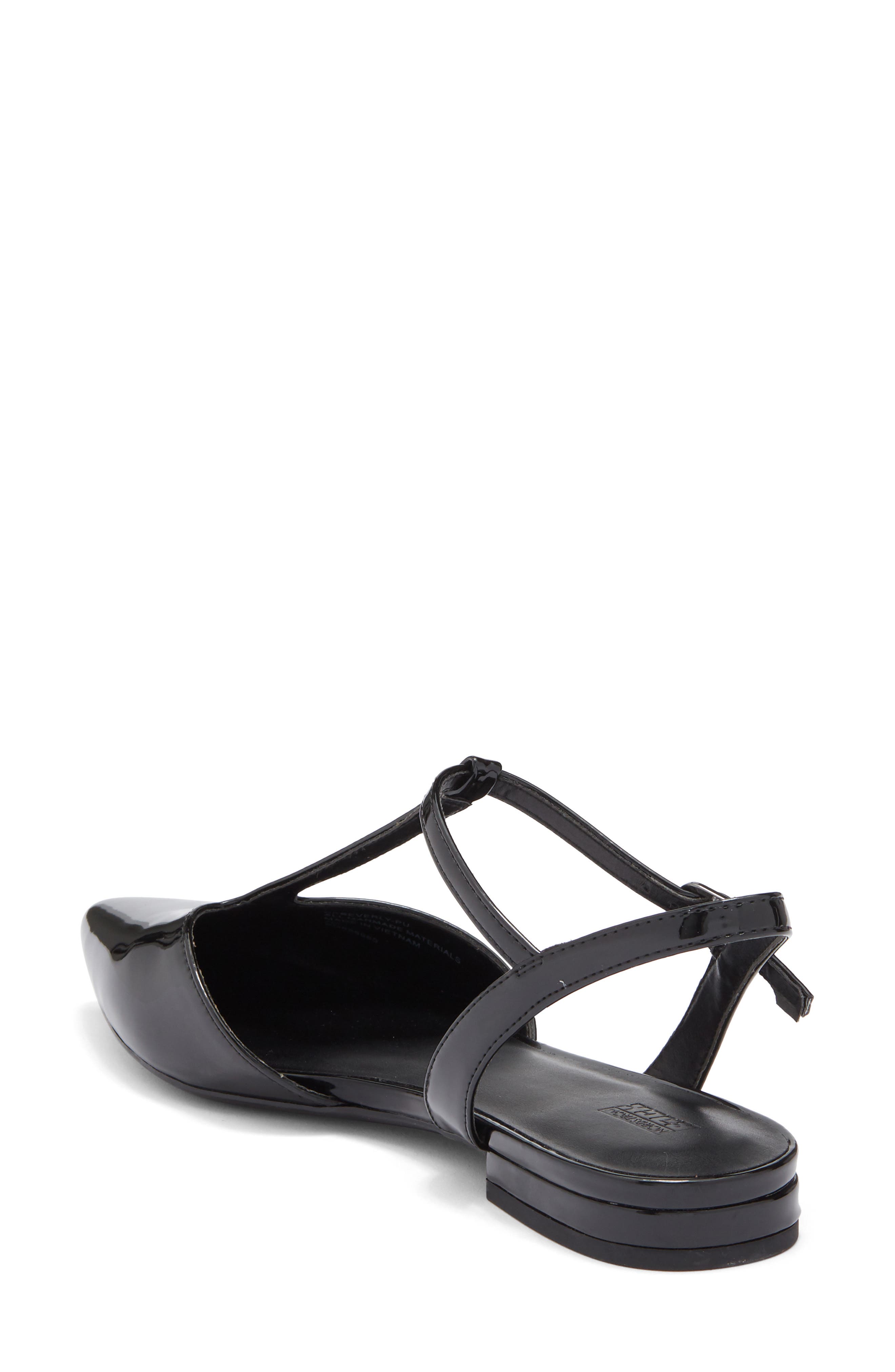 NORDSTROM RACK Beverly Pointed Toe Flat, Alternate, color, Black