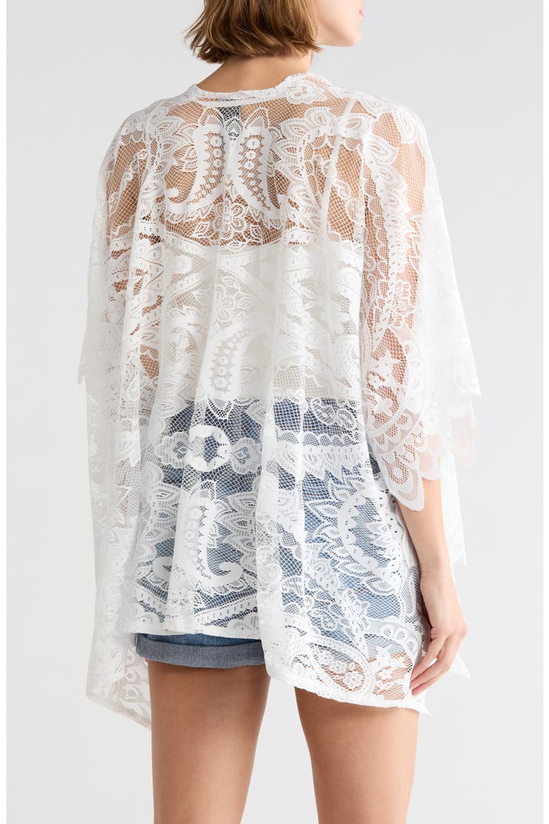 Lace Topper, Alternate, color, WHITE