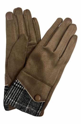MARCUS ADLER Plaid Touchscreen Gloves