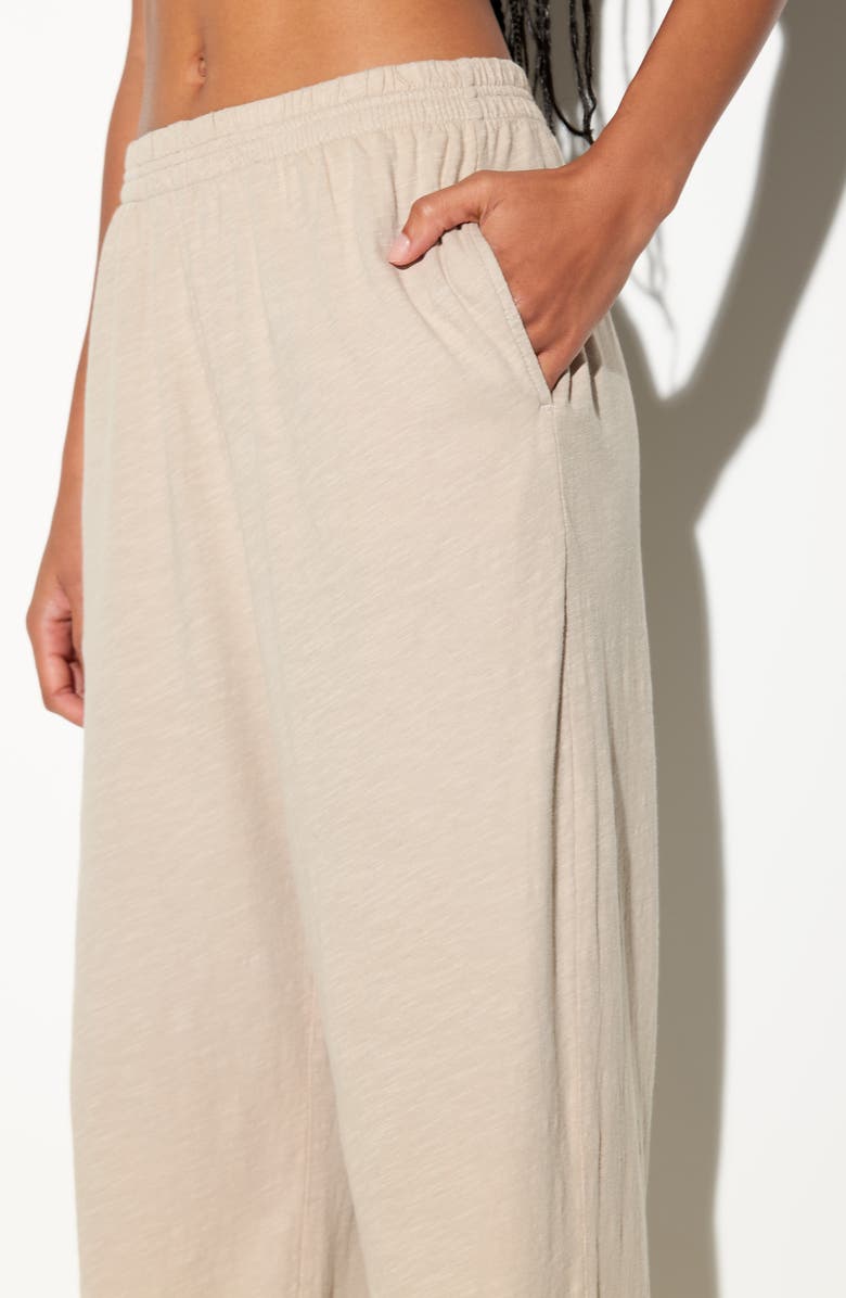 Spiritual Gangster Mika Slub Cotton Wide Leg Pants, Alternate, color, Palo Santo