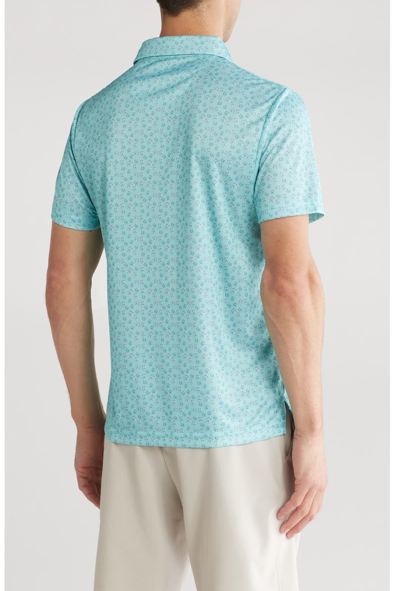 Hibiscus Polo, Alternate, color, TANAGER TURQUOIS