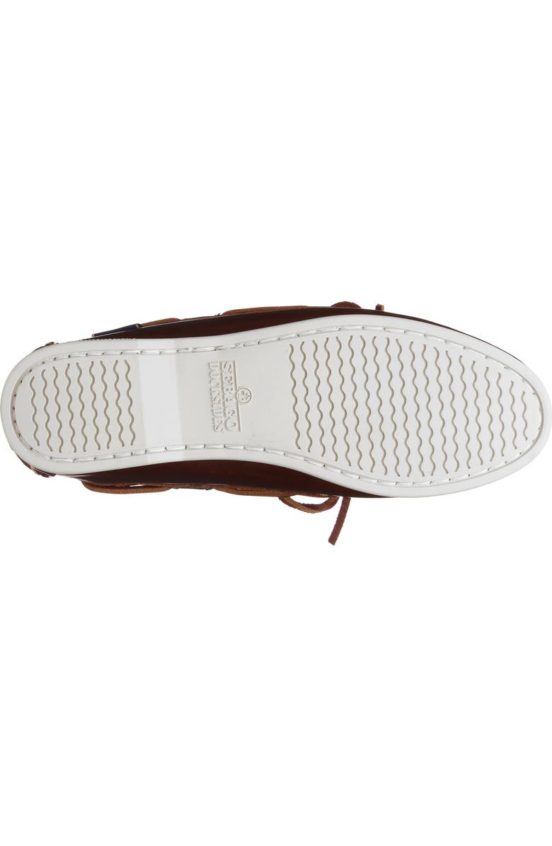 Sebago Jacqueline Waxy Woman Boat Shoes, Alternate, color, Brown