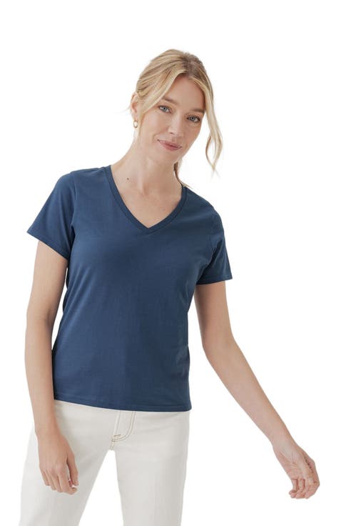Organic Cotton Softspun V-Neck Tee