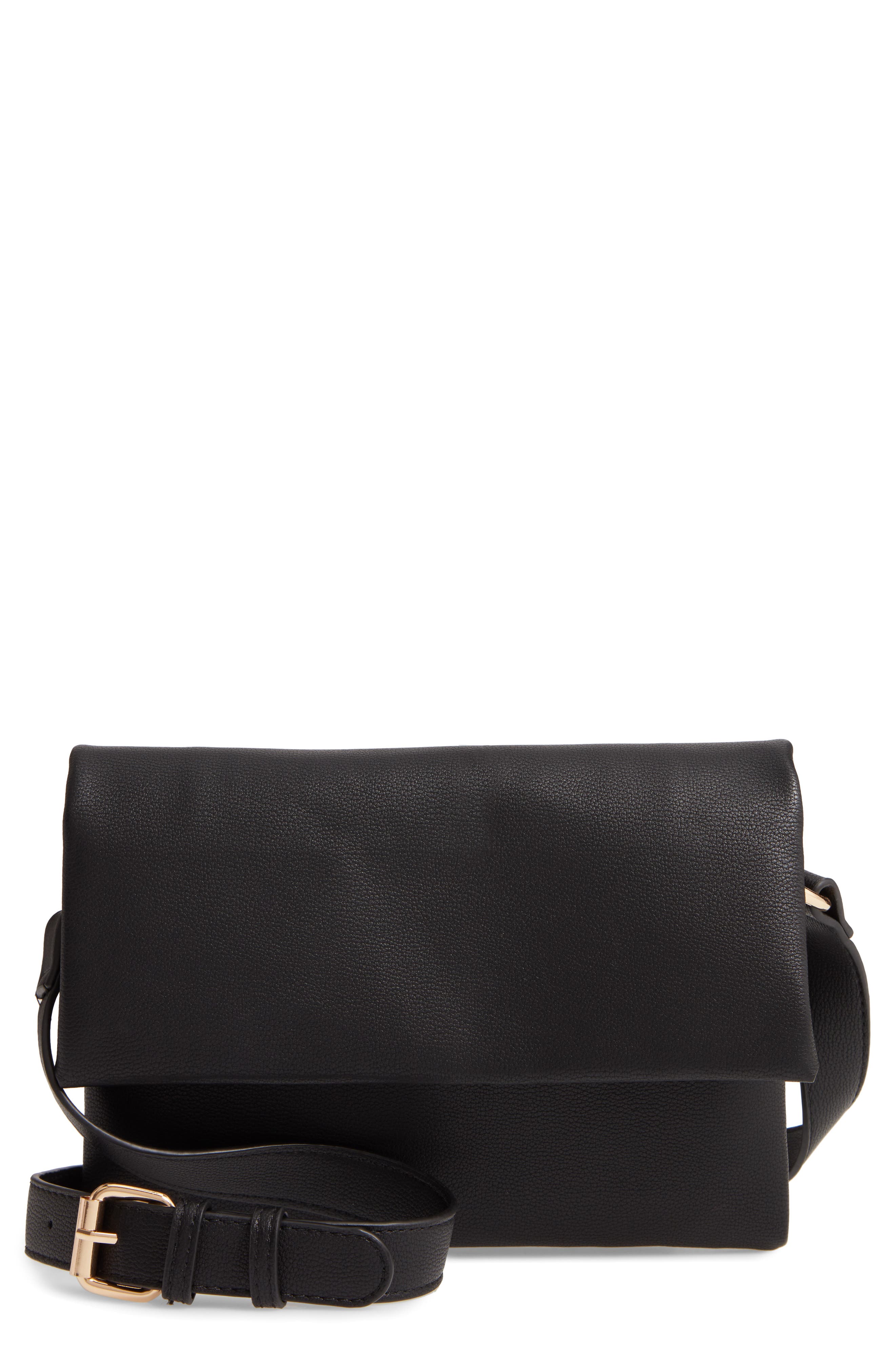 BP. Faux Leather Crossbody Bag, Main, color, 