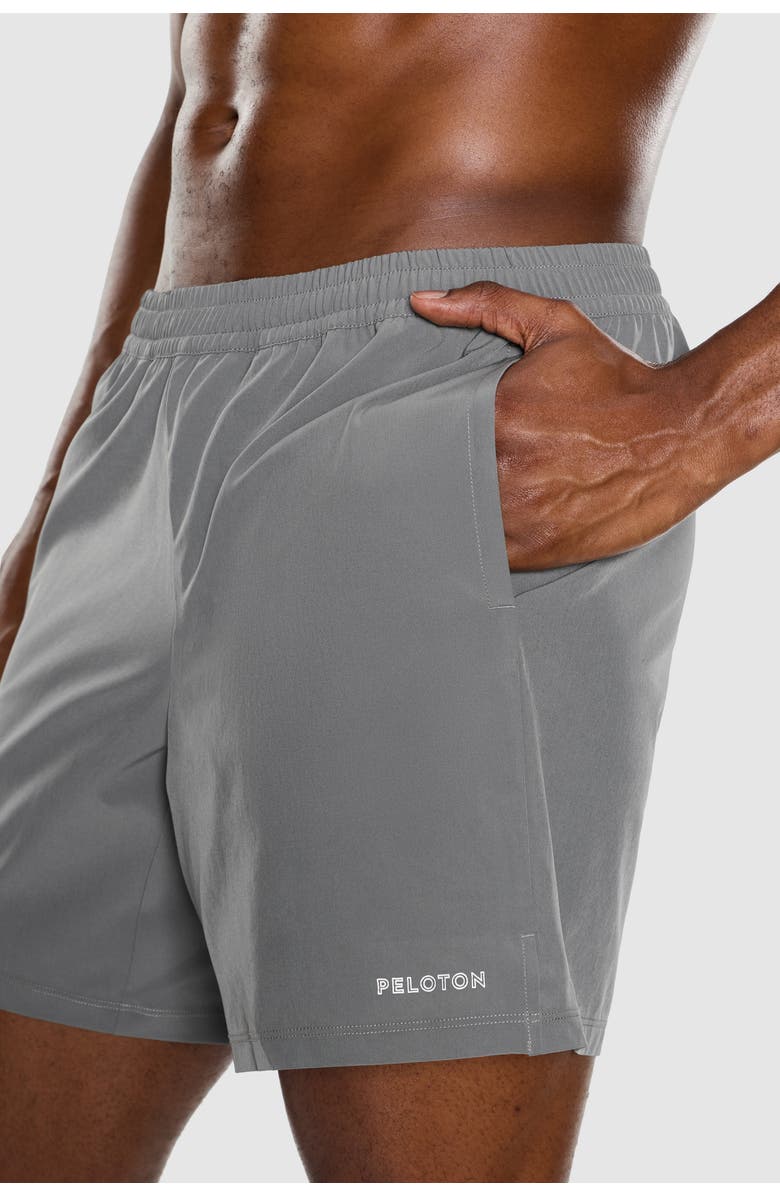Peloton 7" Unlined Performance Short, Alternate, color, Fossil Gray