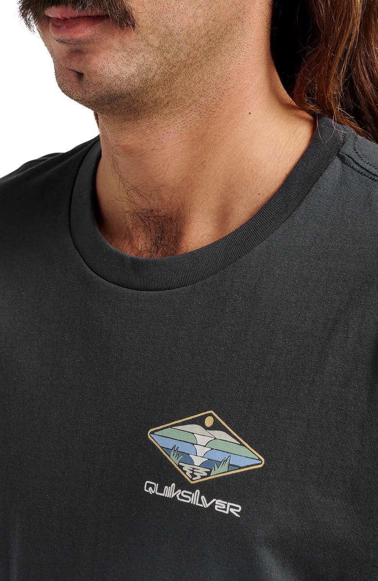 Quiksilver Peak Day Cotton Graphic T-Shirt, Alternate, color, 