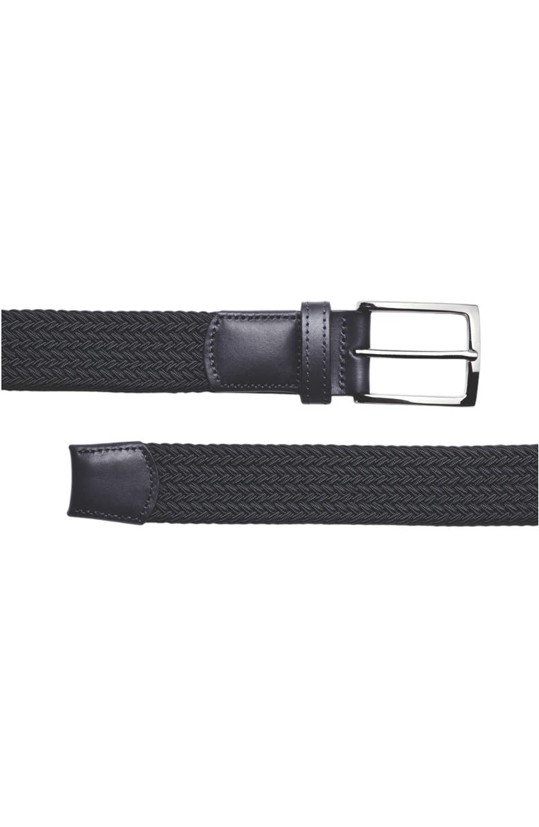 Charles Tyrwhitt Casual Stretch Belt, Alternate, color, Black