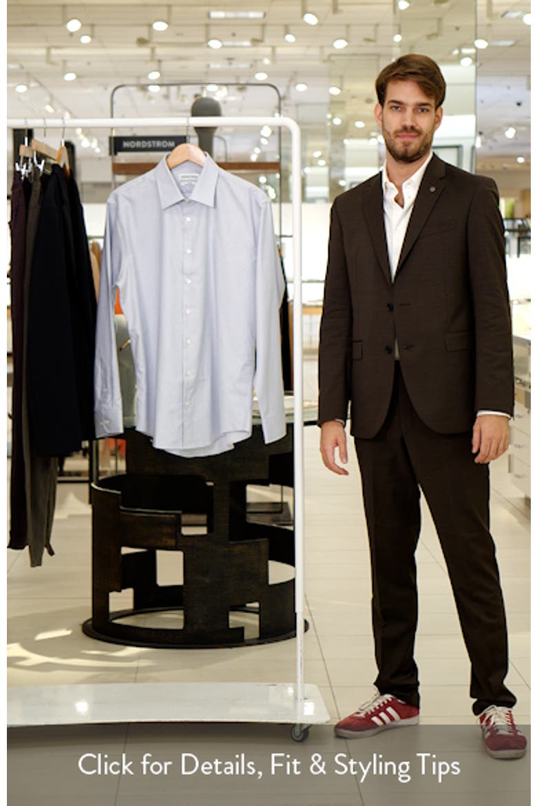 Trim Fit Check Premium Non Iron Cotton Button-Up Shirt video