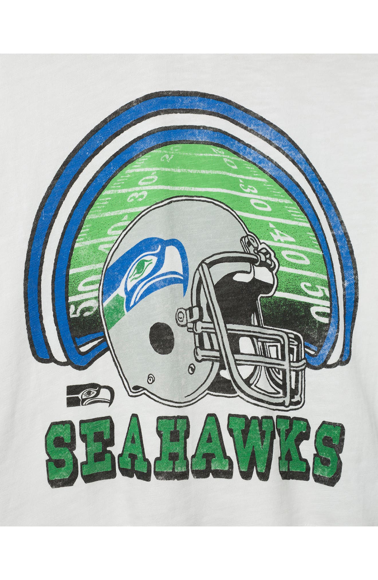 Junk Food Seattle Seahawks Game Time Graphic Cropped T-Shirt (Women ...