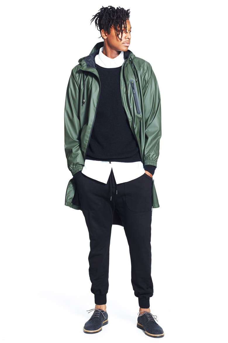 Waterproof Parka Coat, Main, color, GREEN