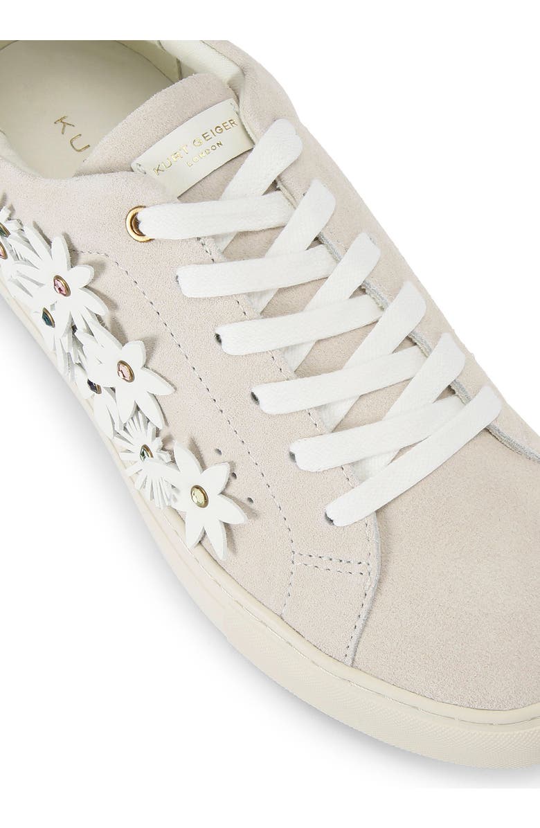 Kurt Geiger London Laney Flower Embellished Sneaker, Alternate, color,