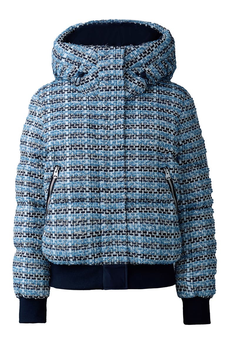 Shirley-TW 750 Fill Power Down Puffer Jacket, Alternate, color, SKY BLUE MULTI