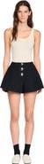 SANDRO Press-stud flared shorts