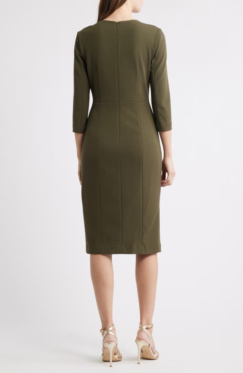 Eliza J Pocket Detail Sheath Dress