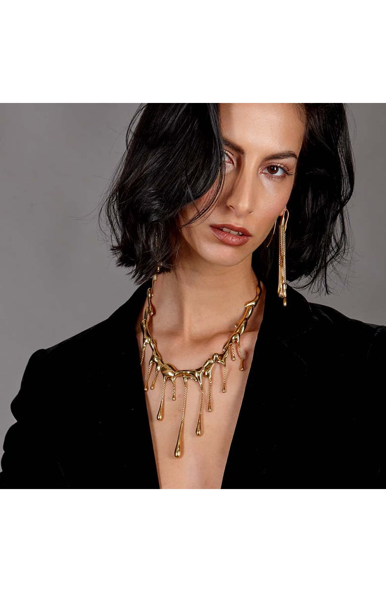 Lucy Quartermaine Multi Drop Necklace, Alternate, color, Gold