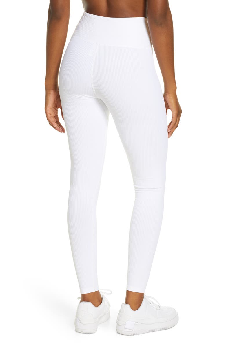 Year of Ours Ribbed High Waist Leggings, Alternate, color, 