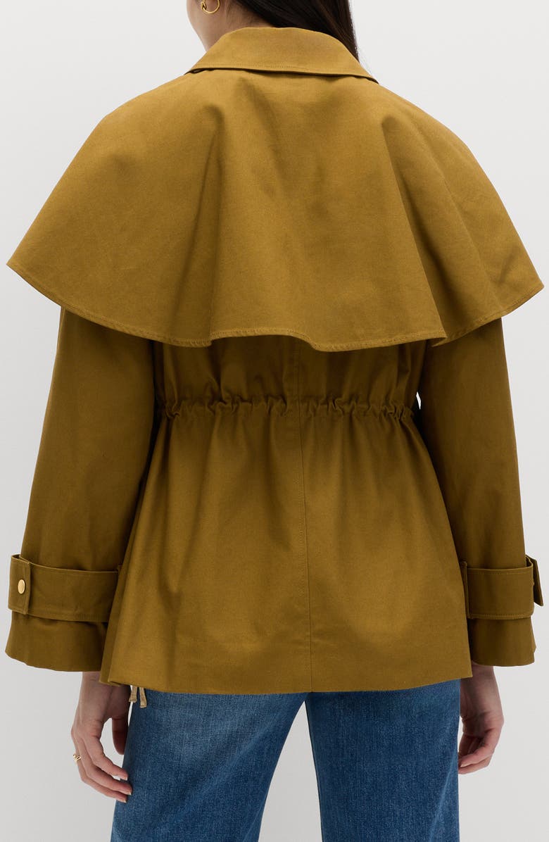 M&S Cherry Field Cape Parka, Alternate, color, Brown