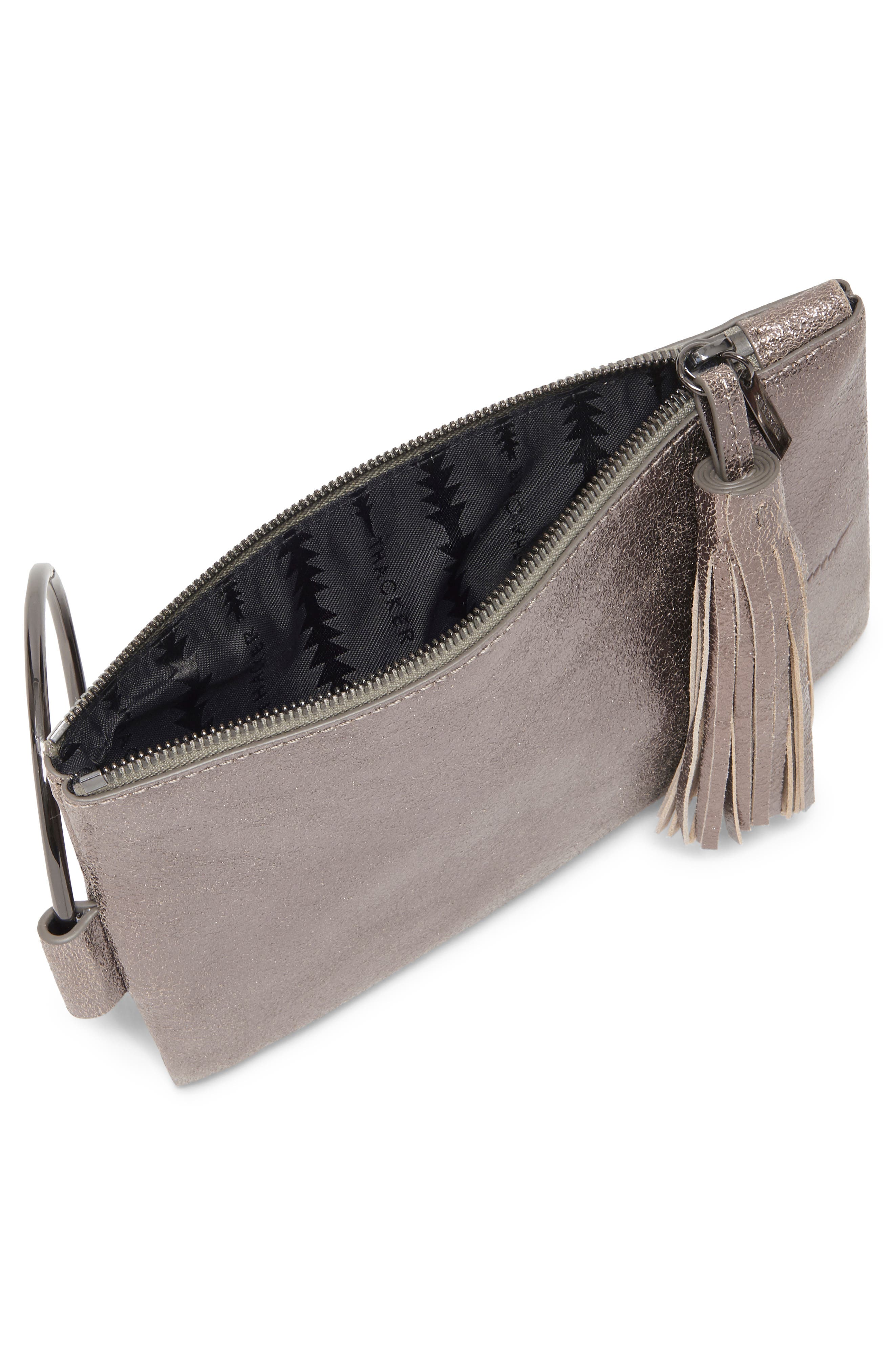 Thacker Nolita Ring Handle Leather Clutch, Alternate, color, 