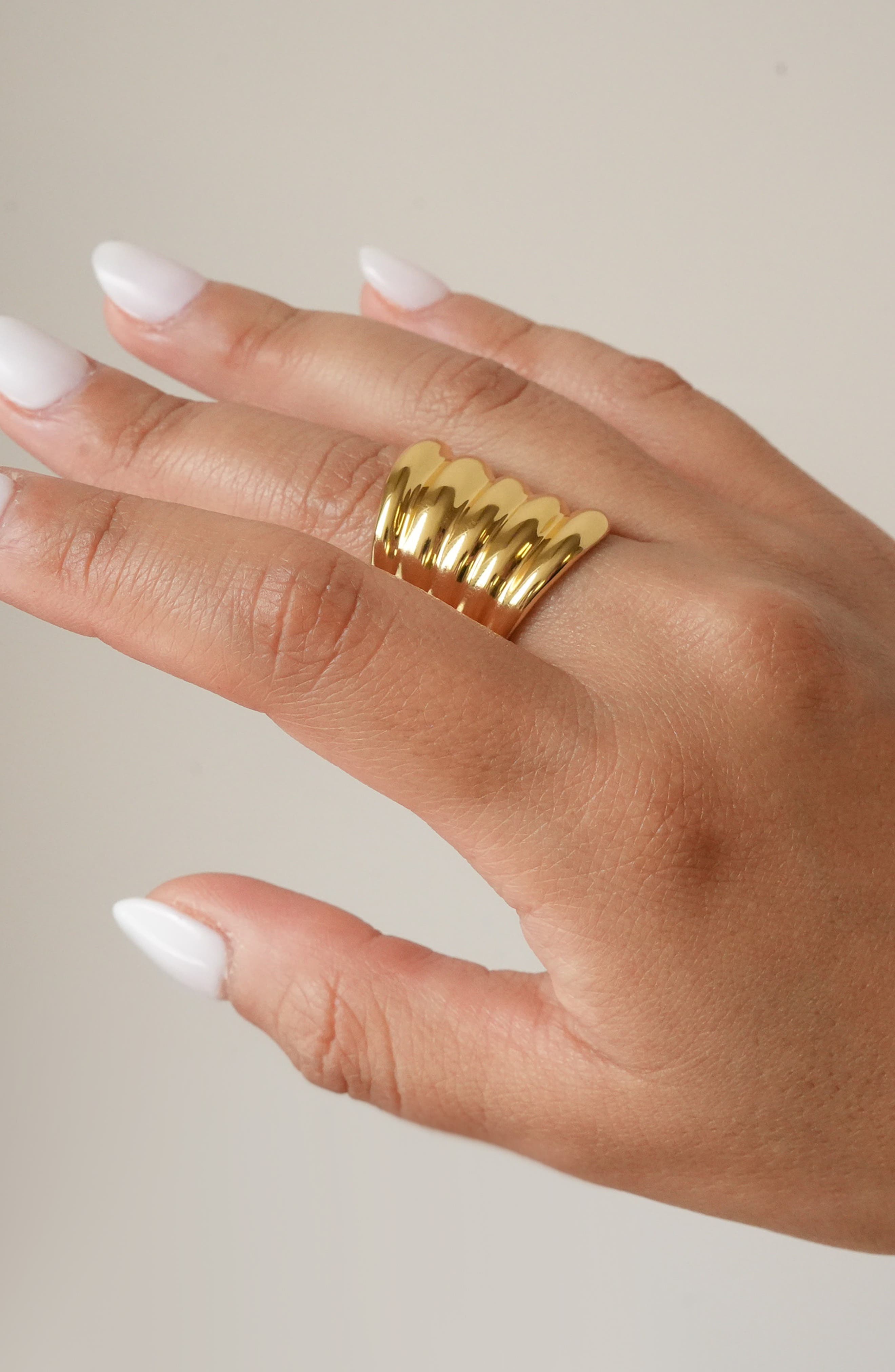 ARGENTO VIVO Linear Rib Ring (Women) | Nordstrom