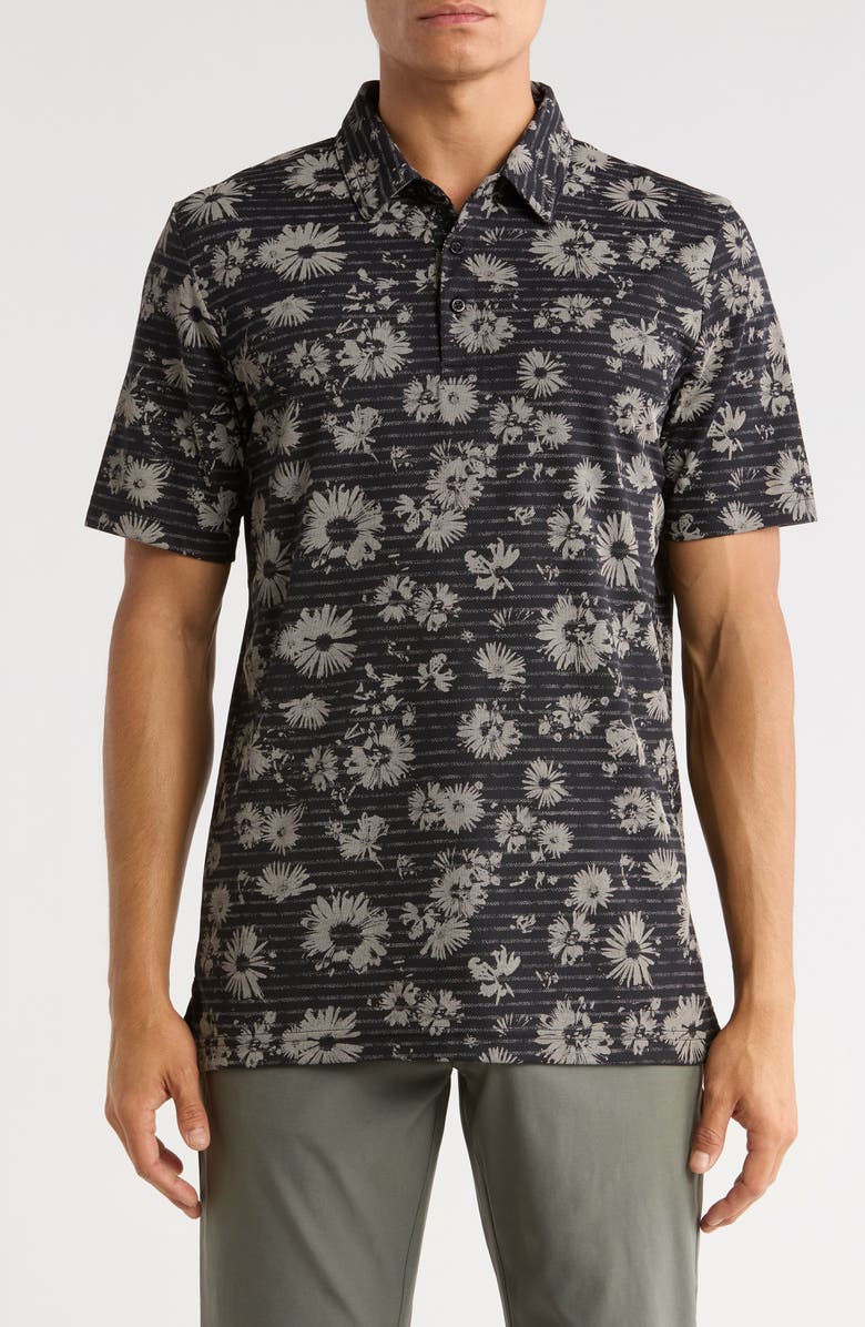 TravisMathew Shaded Grove Polo, Main, color, Black