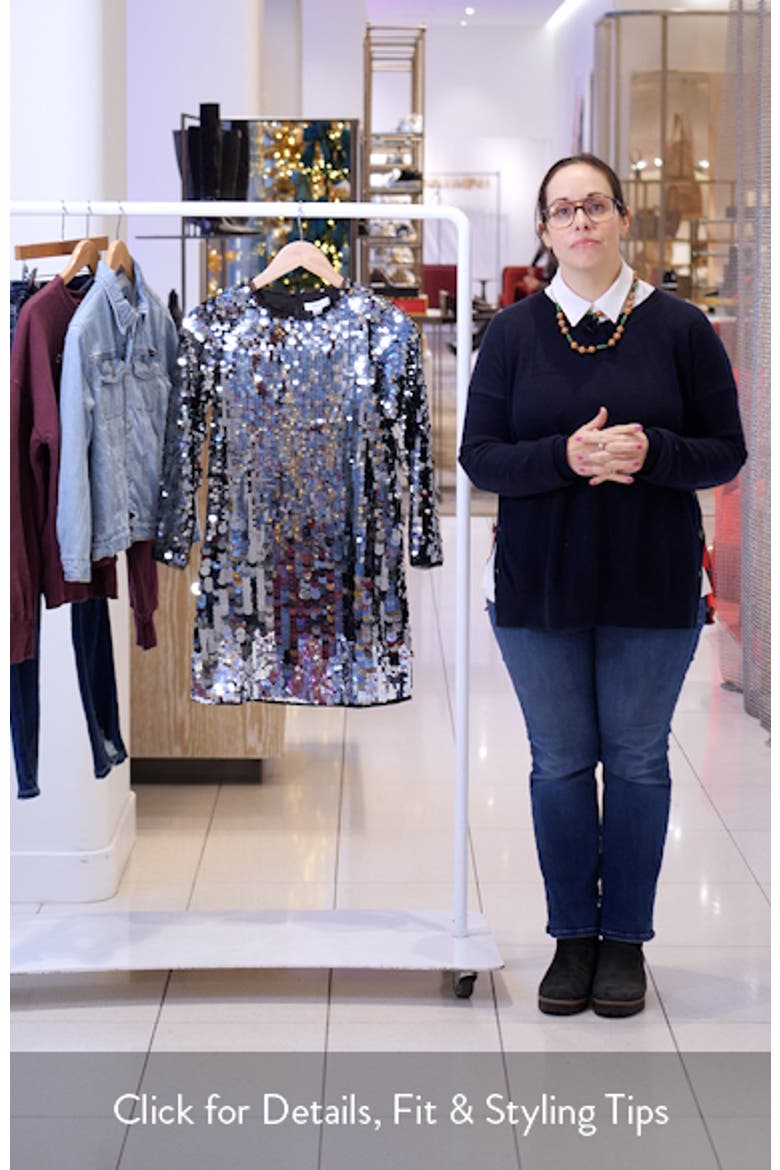 Kids' Paillette Long Sleeve Dress video